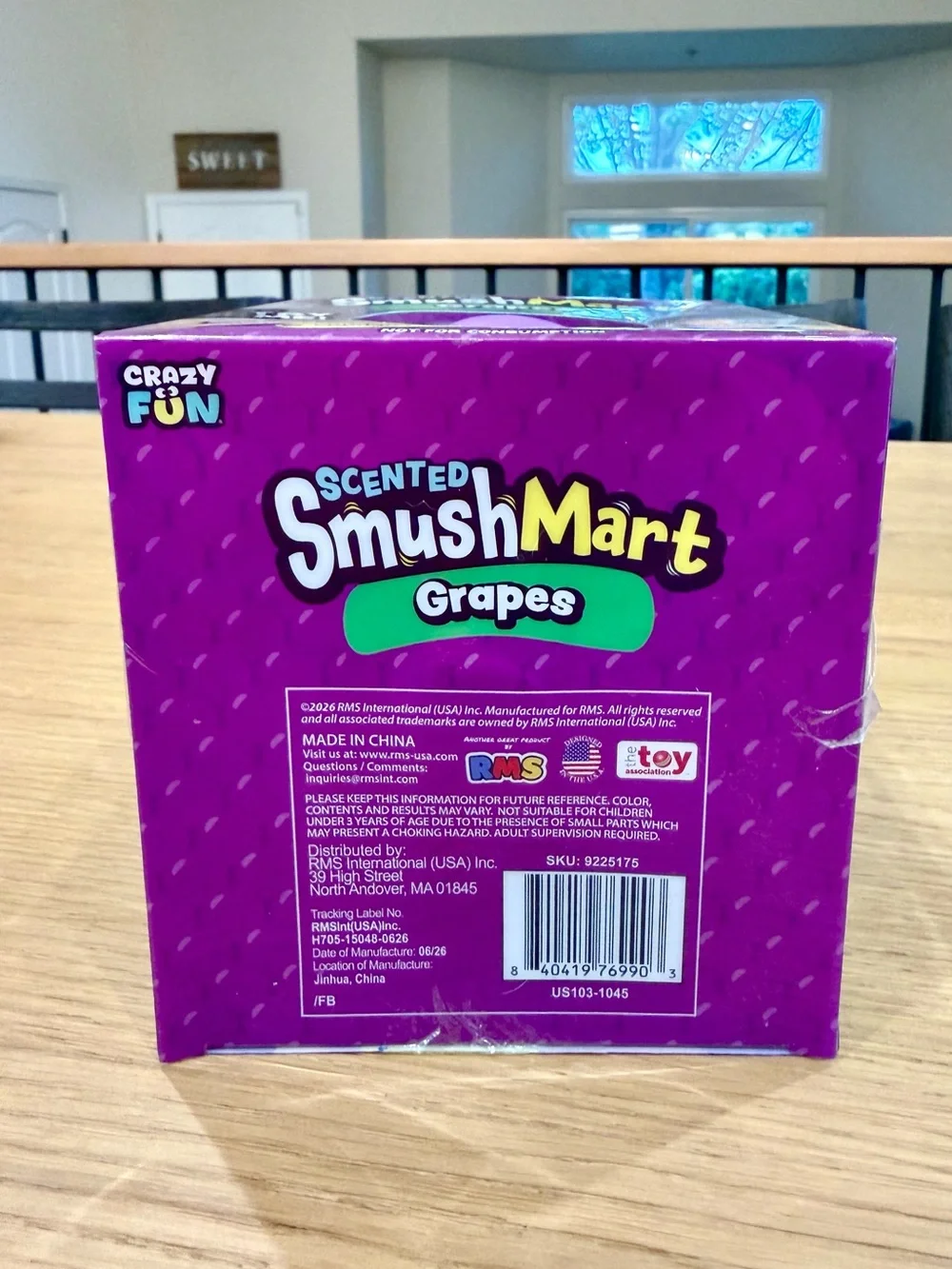 SmushMart Grape-Scented Squishy 🍇 by RMS / Crazy Fun